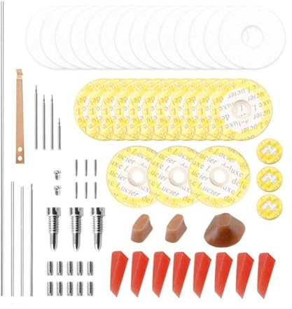 Lawnoval 70-teiliges Flöten-Reparatur- und Wartungswerkzeug-Set mit offenem Loch und Schrauben