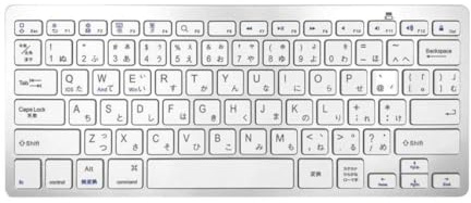 FQzsbWbbt Ultra Thin Lightweight Japanese Language Keyboard Low Noise Compatible With Laptop Computer(Japanese White)
