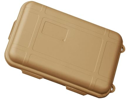de almacenamiento de supervivencia, maletín compacto de camping | recipiente impermeable con resistencia a los golpes, construcción sellada con protección contra presión, 1 pieza de artículos