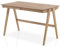 Robas Lund, Schreibtisch/Computertisch Delia, Asteiche massiv, Natur geölt, 2 Schubkästen, B/H/T: 120/76/65 cm