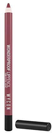 WYCON cosmetics WONDERPROOF LIP PENCIL wasserfester Lippenstift, flüssiger und hyperpigmentierter Strich, makelloser Halt für intensive und satte Farbe 109 rose wine