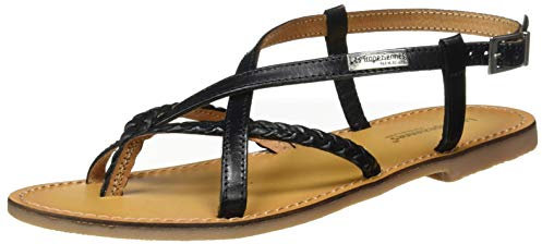 Les Tropéziennes par M. Belarbi Femme Chou Sandales Bride Arriere, Noir (Noir 546), 37 EU