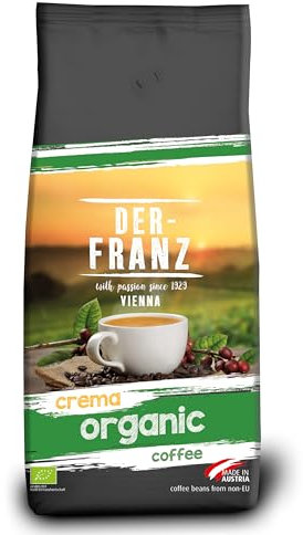 Der-Franz Crema biologico caffè, macinato, 1000 g