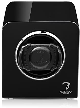 MODALO Uhrenbeweger (Watch Winder) Inspiration MV4 für 1 Uhr Schwarz Design…