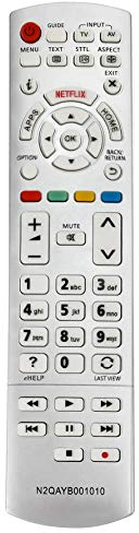 ALLIMITY N2QAYB001010 N2QAYB001011 Fernbedienung Ersatz für Panasonic Viera TV TX-32DSN608 TX-40CS610EW TX-40CSW524 TX-40DS630E TX-40DSX639 TX-40DXE720 TX-43CXW754 TX-49DSW504S TX-50CSN638