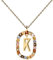 PDPAOLA - Halskette Buchstabe K- 925er Sterlingsilber 18k Vergoldung - Damenschmuck