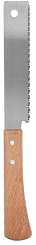 Sierra japonesa de corte al ras para carpintería, sierra de mano pequeña flexible, sierra de corte al ras, herramienta de corte con mango de madera para jardín, poda, carpintería, decoración Sierras d