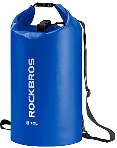 ROCKBROS Dry Bag Wasserdicht Packsack 2L 5L 10L 20L 30L 40L für Wassersport, Strand, Schwimmen Boot Kajak Rafting Segeln Outdoor