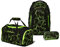 Satch Match Schulrucksack Set 3tlg. mit Sporttasche und Schlamperbox (Green Supreme)