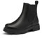 DREAM PAIRS Stivaletti Chelsea da Donna Stivali alla Caviglia Chelsea Booties,Size 38,Nero,SDAB2205W-E