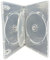 25 x 14 mm 3 Way CD DVD Blu Ray Custodia per 3 dischi di ricambio