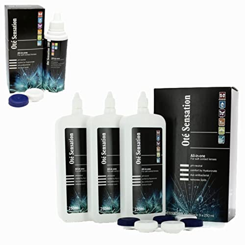 Ote Sensation All-in-One - Soft Lens Solution Multipack 3 x250ml and 100ml Starter KIT