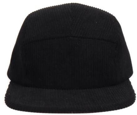 Hatphile: Camperhut mit 5 Paneelen, mehrfarbig, einzigartige Designs, Kappen für Damen und Herren, Größe L oder XL, Schwarzer Cord, 7 1/4 / 7 3/8