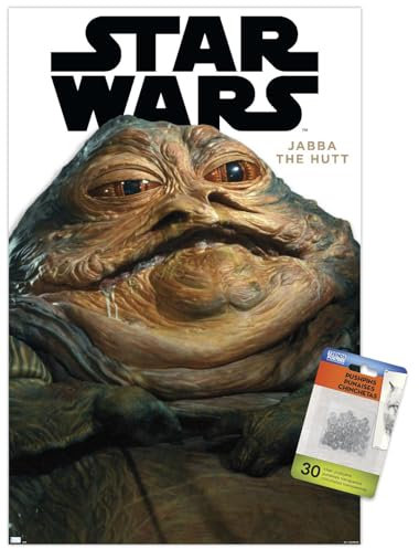 Star Wars: Saga - Jabba The Hutt Feature Series Wandposter mit Pinnnadeln
