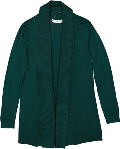 Mango Damen Cardigan Almaeco dunkelgrün (DE/NL/SE/PL, Alphanumerisch, M, Regular, Regular)