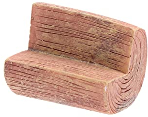 PRETYZOOM Mini-gartenbank Parkbank Holzbank Holzpferde Zum Basteln Puppenstubenbank Aus Holz Miniaturen Park Sitz Miniatur Bank Dekoration Miniaturmöbel Karikatur Mini-Stuhl
