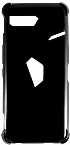 Funda de TPU Compatible con ASUS ROG Phone 2 ZS660KL, Carcasa Protectora Suave Antigolpes con Diseño Delgado y Recortes Precisos Antirrayas (Negro)