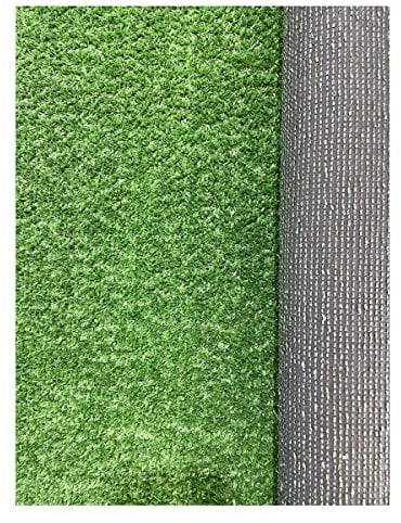 Acomoda Textil – Césped Artificial Alta Densidad para Interior Exterior. Rollo Hierba Sintética con Orificios Drenaje y Fácil Instalación para Jardín, Terraza, Piscina y Patio. (Altura 7mm, 2x10m)