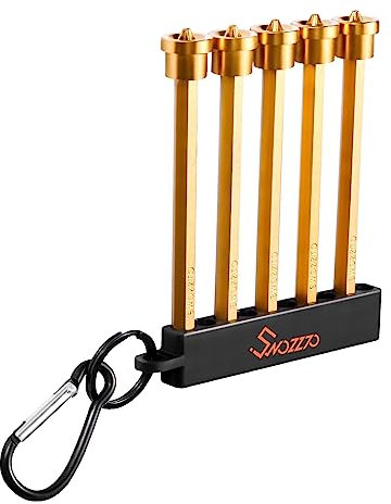 Swozzto 5 Stück 100 mm starke magnetische Positionierung Trockenbau-Schrauben-Setter, Sechskantschaft PH2 Bits, zur Kontrolle der Schraubentiefe bei der Installation von Trockenbau, Spanplatten oder