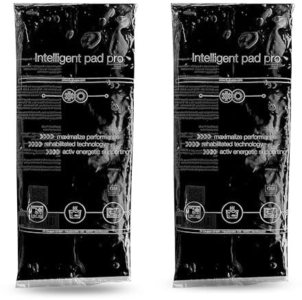 2 cuscinetti refrigeranti XXL – compresse fredde – colore nero, grandi – cuscini termici e confezioni refrigeranti – per contusioni, dolori – Coolpack – Made in Germany (2 X nero)