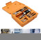 DSYOGX Ausdrehkopf Bohrkopf Kit MK2 M10 / 50 mm mit 9 Stück Bohrstangen in Verschiedenen Größen und Koffer Bohrstangen Fräsmaschine für Bohrmaschinen und CNC-Fräsmaschinen