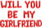 Stayins will you be my Girlfriend Balloons Luftballons willst du meine Freundin sein