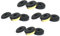 BELLIFFY 12pcs Speaker Isolation Pads Foot Pads Vibration Damper Mat for Turntable Made of Abs Eva