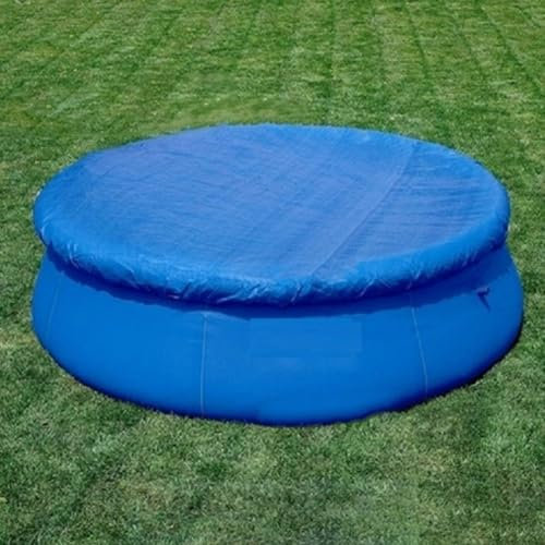 Bâche de piscine ronde pour piscine hors sol - Imperméable à la poussière - Protection gonflable pour piscine familiale - 3 m