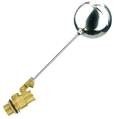 DNMBVQJB 1/2 Zoll 3/4 Zoll 1 Zoll Schwimmerventil aus Messing for Kalt- und Warmwasserspeicher, schwimmendes Kugelventil, Durchflussregelung, Zisterne/Ausdehnungsgefäße(1)