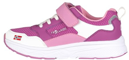 Trollkids Kids Haugesund Sneaker | Leicht und bequemlGriffige SohlelElastische Schnürung und Klettriegel