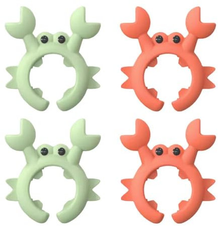FROVOL Repose-cuillère en silicone avec pince à crabe, repose-cuillère pour cuisine, résistant à la chaleur, réglable