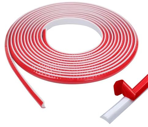 6m Quadrant Trim, Flexible Moulding Wall Corner Trim Self Adhesive, Bath Sink Edging Edge Seal Trim Gap Caulk Strip, Shower Seal Strip for Wall Ceiling Tile Edges Corner Trim