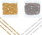 2 Stücke Ketten Basteln Gliederkette Edelstahl Kabel Kette Silber Halsketten, Halskettenketten Edelstahl Panzerketten 5 m, für DIY Handwerk Basteln Party Tischdeko Hochzeit