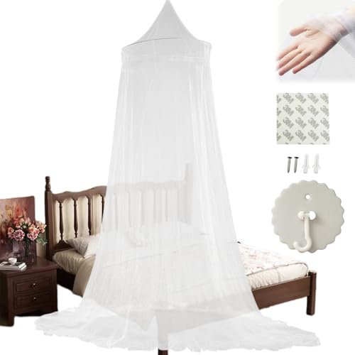 IATAHI Zanzariera Letto,Grande Zanzariera,Zanzariera per Letto Singolo Matrimoniale,Zanzariera Letto,Zanzariera Bambini,Tenda per Letto,Zanzariera a Baldacchino