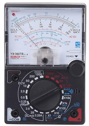 Multimetri Con Puntatore YX-360TRE-LB Misura AC DC ICEO HFE Con Indicatore Penna Tester Segnale Acustico Amperometro Voltmetro Resistenza Misurazione Accurata