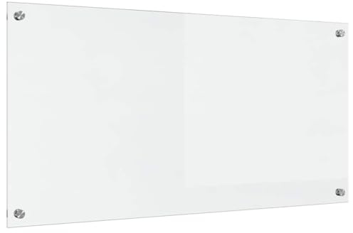 vidaXL Küchenrückwand Transparent 100 x 50 cm Gehärtetes Glas