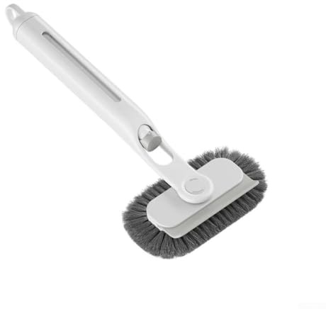 Rotating Adjustable Kitchen Cleaning Brush with Dispenser and Non Slip Grip, for Controlled Soap Release and Comfortable Use on Dishes and Pots (Rotary)