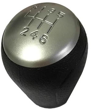 MNHYEWA Compatible with Nissan for Qashqai I for Qashqai II for Qashqai J10 for X-Trail 2006-2013 6 for Speed Car Gear Shift Knobs Gear Shifter Knob
