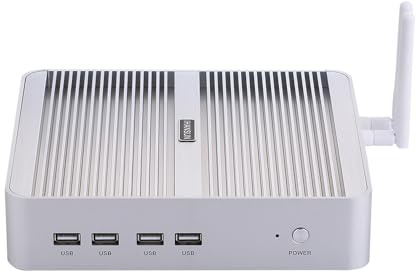 ANDAQI Fanless Mini PC, Desktop Computer, HTPC, Kodi Box, Windows 11 / Linux Ubuntu, I5 1135G7, BM07, VGA, HDMI, 4 x USB3.0, 4 x USB2.0, LAN, 0 RAM, 0 Storage, Barebone No System