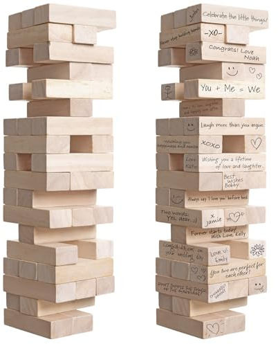 Folat 21339 Hochzeit Wackelturm Gästebuch Gästebuch – Blöcke – Hochzeit Ausgefallenes personalisierte für brautpaar