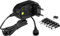 Goobay 59035 Bloc d'alimentation Universel 3-12 V avec Maximum 7,2 W/600 mAh avec 6 adaptateurs DC Noir