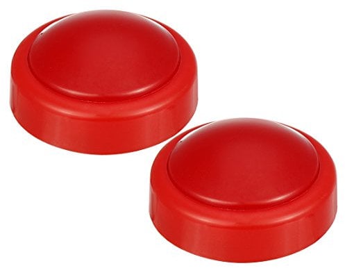 sourcing map Tap Lights Battery Powered Touch Sensor LED Lamp Push Night Light Stick-on 3.9 Inch Red Colored 2pcs for Closet Cabinet Bedroom Storage Shed Hallway Stair Camping
