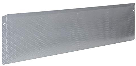 bellissa Rasenkante aus Metall mit Noppen-Struktur - 7072 - Stahlblech feuerverzinkt, silberfarbig - 118 x 20 cm, Nutzlänge 17,25 m - Mit patentierter Verbindungstechnik