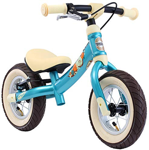 BIKESTAR Mitwachsendes Kinder Laufrad Lauflernrad Kinderrad für Jungen und Mädchen ab 2-3 Jahre | 10 Zoll Flex Sport Kinderlaufrad | Türkis | Risikofrei Testen