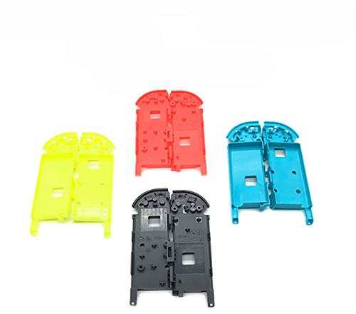 Repuesto para placa frontal de marco central izquierdo, placa frontal de la batería del marco medio para Nintendo Switch Joy-Con Controller (azul)