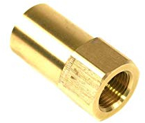 Drehmeister Adapter zur Direktbetankung der Gasflasche G 3/4 UNF auf 21.8-68 mm lang