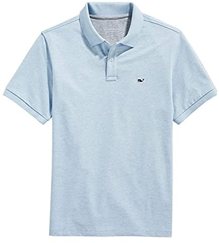 Vineyard Vines Men's Edgartown Pique Polo Shirt, Jake Blue, Medium