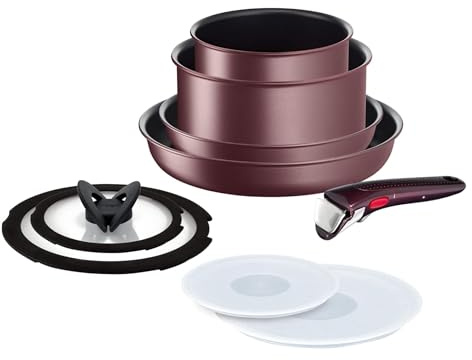 Ingenio IH Brown Unlimited Tefal - Set di 9 pentole + induzione, tutti i piani cottura + induzione - L3859192