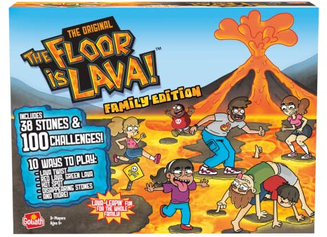 Goliath Games Der Boden ist Lava: Familienausgabe, Familienspiele, für 3+ Spieler, ab 5 Jahren