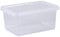 Wham Crystal 11L Small Under Bed Plastic Storage Boxes With Lids - Pack of 5. Clear, Strong, Stackable, Nestable (5x 11 Litre) Made in UK